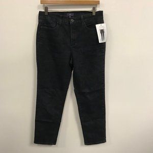 NWT Size 10 NYDJ Jacquard Skinny Ankle Jeans